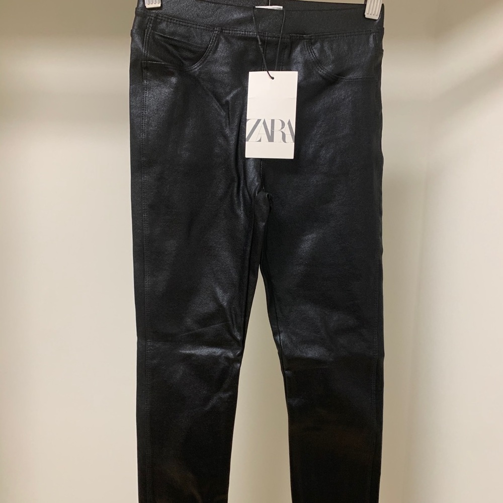 Kids’ Faux Leather Leggings